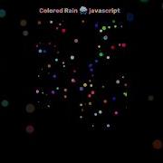 Javascript Canvas Circle Rain Coding Javascript Technology Tutorials