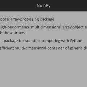 Fast Numerical Computing With Python Introduction To NumPy Packtpub Com