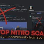 Stop Nitro Scam Discord Anti Spam Bot