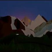 Low Poly Sunset Mountain Drive