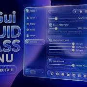 ImGui Liquid Glass Menu In C With DirectX 11