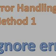 Error Handling Method 1 In NI TestStand Ignore Step Errors With Error Out As Unassigned