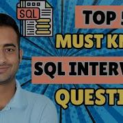 Solve 5 Tricky SQL Interview Questions In 1 Hour