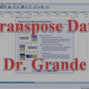 Transpose Data In SPSS To Prepare Variables For Analysis