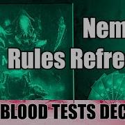 Nemesis Rules Refresher Blood Tests Promo Deck