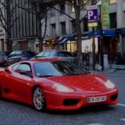 Ferrari 360 Challenge Stradale LOUD SOUND Start Up Acceleration And Driving In Paris 2014