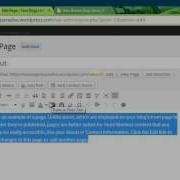 WordPress Com Tutorial Part II Of III