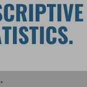 Descriptive Statistics Jamovi