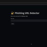 Phishing URL Detector Using Machine Learning Streamlit Web App Python Cybersecurity Project