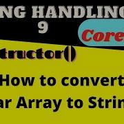 Convert Char Array To String In Java Introducing String Constructors Public String Char Value