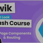Qwik Crash Course First Look 3 Page Components Routes