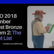 USACO Bucket List Walkthrough Java