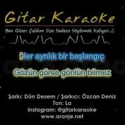 Dön Desem GİTAR KARAOKE Özcan Deniz Orhan Ölmez