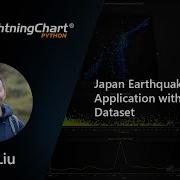 Japan Earthquake Analysis Application Pythonprojects LightningChart Python