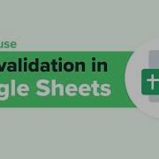 Use Data Validation In Google Sheets