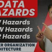 Data Hazards In Pipelining RAW WAW And WAR Hazards Pipelining Computer Architecture