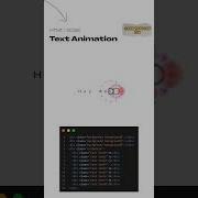 TEXT ANIMATION OF HTML CSS Programming Python Shorts Coding Cyberwolf