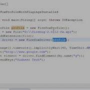 Selenium FireFox Browser Profile Installing FireBug Plugin