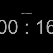 16 Seconds Countdown Timer