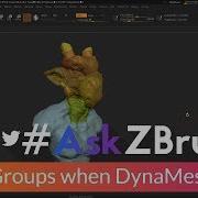AskZBrush How Can I Preserve PolyGroups When DynaMeshing