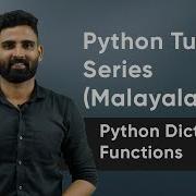 Part 25 Python Dictionary Functions Python Malayalam Tutorial Series