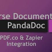 How To Parse Document In PandaDoc Using PDF Co And Zapier