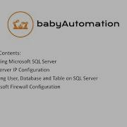 Setting Up Microsoft SQL Server And The Firewall For Direct Communication With TIA Portal