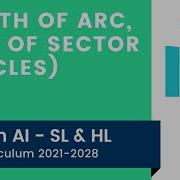 Length Of An Arc Area Of A Sector Circles IB Math AI SL HL