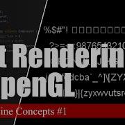 How Does Font Rendering Work Game Engine Concepts 1