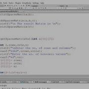 Sparse Matrix Addition Part 1 Data Structures Programming