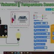 Microbit Temperature Sensor In Tinkercad Lamp Controlled By Temperature Sensor For Beginners