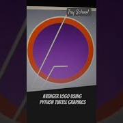 Avenger Logo Using Python Turtle Graphics Software Python Technology Javascript Coding Shorts