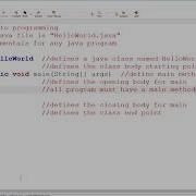Tutorial 01 HelloWorld Java Printing A Line Of Text
