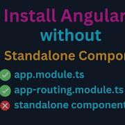 Install Angular 18 Without Standalone Component Angular 18 Tutorial Angular 18 App Module Ts