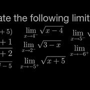 Evaluating One Sided Limits