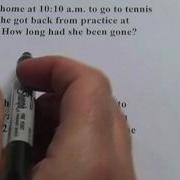 Elapsed Time Problems