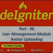 40 Upload Avatar User Management Module CodeIgniter 4 Tutorials