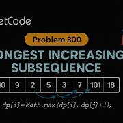 LeetCode 300 Longest Increasing Subsequence Java Solution Dynamic Programming