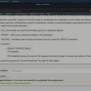 SQL Injection Intro Data Control Language DCL