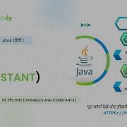 Constants In Java Hindi What Is A Constant In Java Java Hindi ह न द
