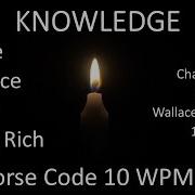 Morse Code 10 WPM The Science Of Getting Rich Chapter 2