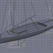SolidWorks Surface Modeling Sailboat Hull