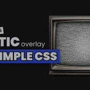 TV Static Effect With HTML And CSS