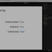 Input GetButton And GetKey Unity Official Tutorials