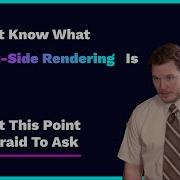 Client Side Rendering Explained Briefly