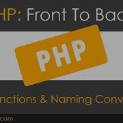 PHP Front To Back Part 6 Functions