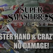 Roy DESTROYS Master Hand And Crazy Hand NO DAMAGE 9 9 INTENSITY Super Smash Bros Ultimate