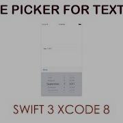 UI Date Picker For UI Text Field With UIToolBar Swift 3 Xcode 8