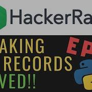 Breaking The Records Solving Hackerrank With Python Ep14