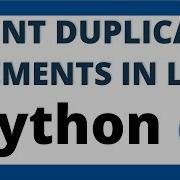 Python Program To Print Duplicate Values In A List Tutorial Duplicate Elements